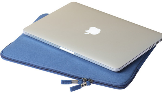 Douille d'ordinateur portable de sac de la serviette des hommes/15,6 pouces pour le Macbook Pro