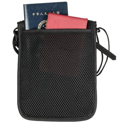 Le voyage en nylon du gris RFID de Ripstop met en sac la ceinture d'argent imperméable de taille de voyage