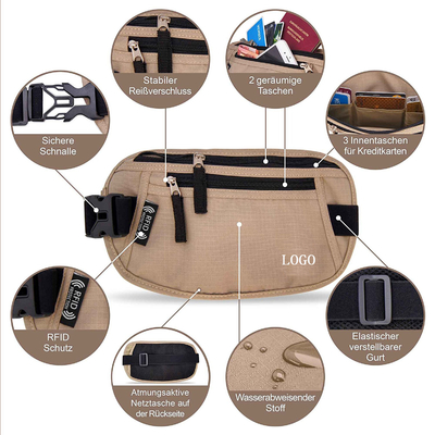 Les sacs de voyage du nylon RFID de Ripstop, imperméabilisent le sac de taille de voyage pour les hommes